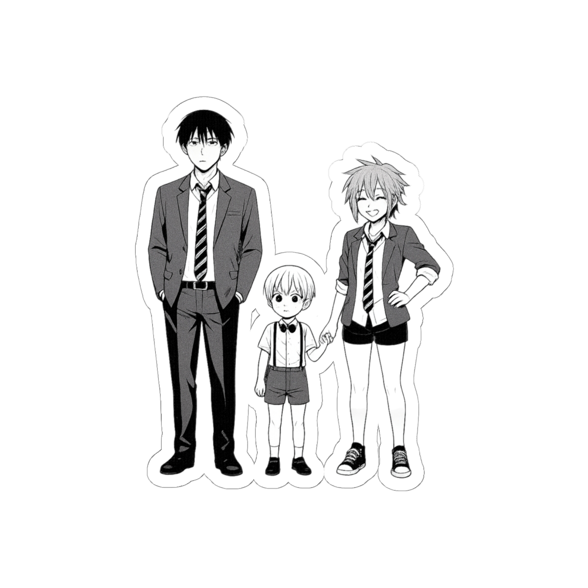 Tomo-chan Is a Girl Kubota and Tomo Cute Anime Sticker | Vinyl Decal