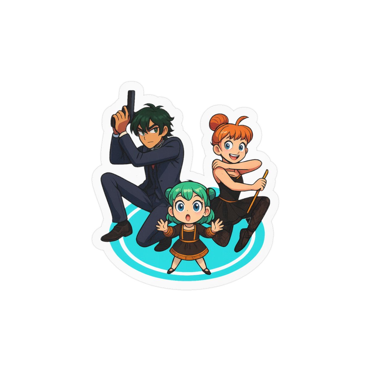 Spy X Tutu Sticker | Cute Spy Ballet Vinyl Decal