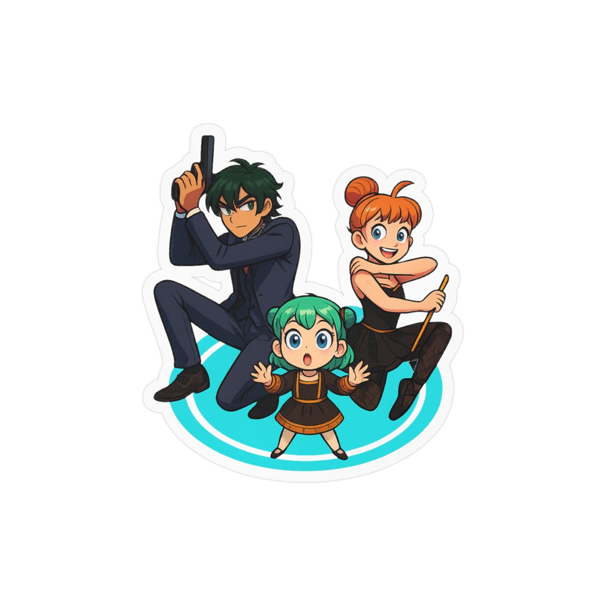 Spy X Tutu Sticker | Cute Spy Ballet Vinyl Decal