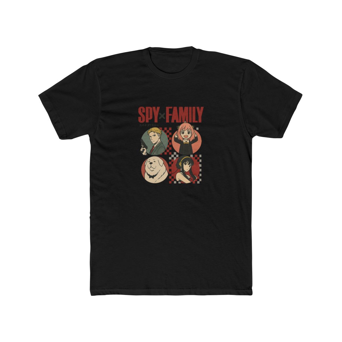 Spy x Family Forger Family Pixel Grid T-Shirt
