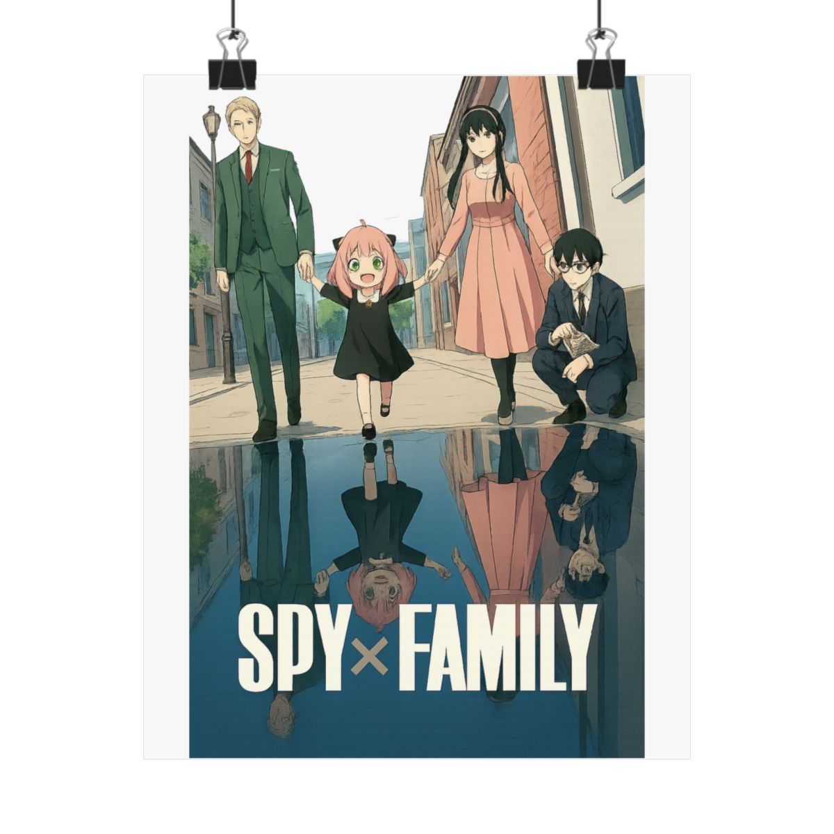 Spy x Family Key Art Poster | Minimalist Anime Wall Print - alternate angle 2, merchandise