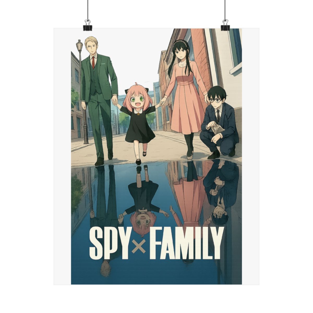 Spy x Family Key Art Poster | Minimalist Anime Wall Print - alternate angle 5, merchandise