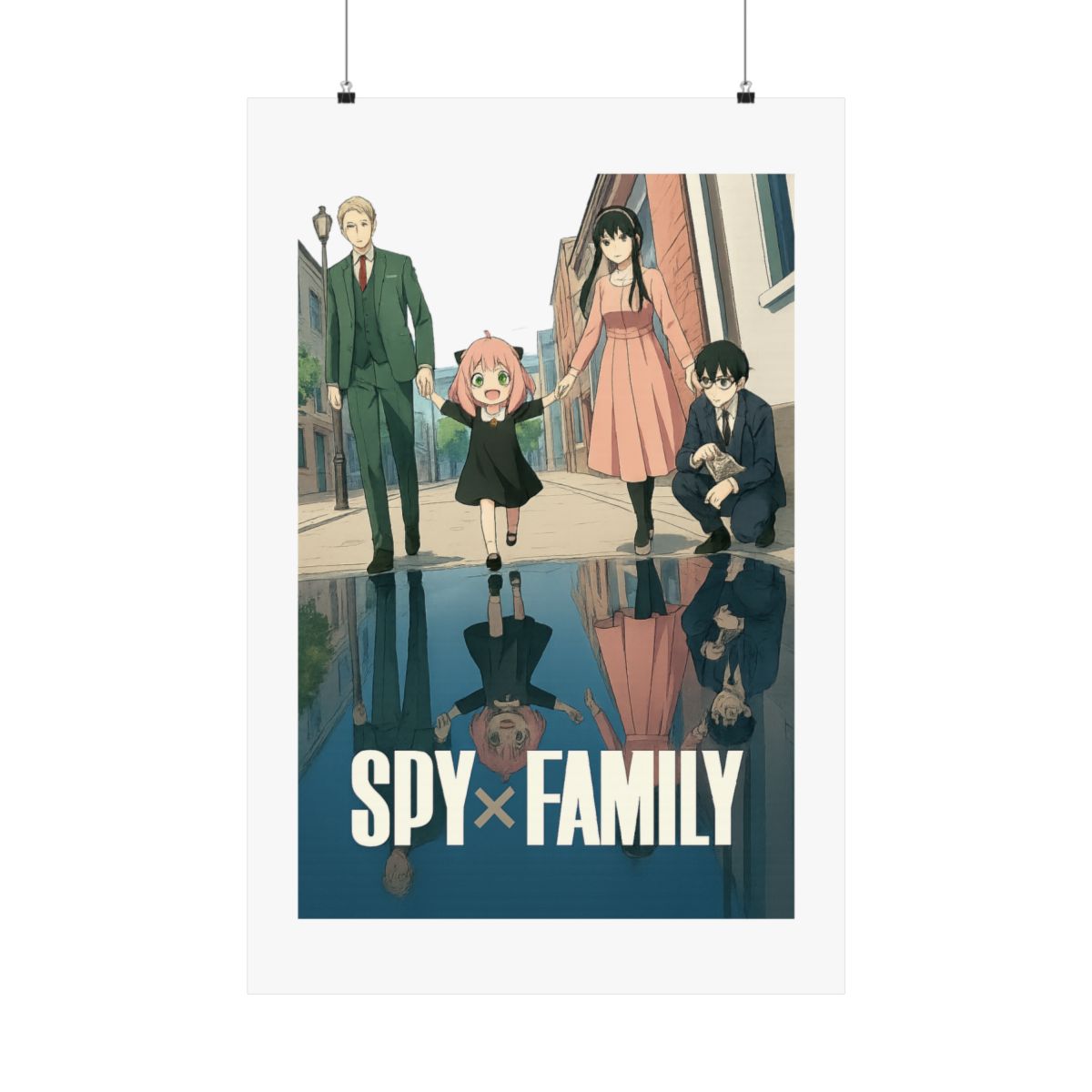Spy x Family Key Art Poster | Minimalist Anime Wall Print - alternate angle 1, merchandise