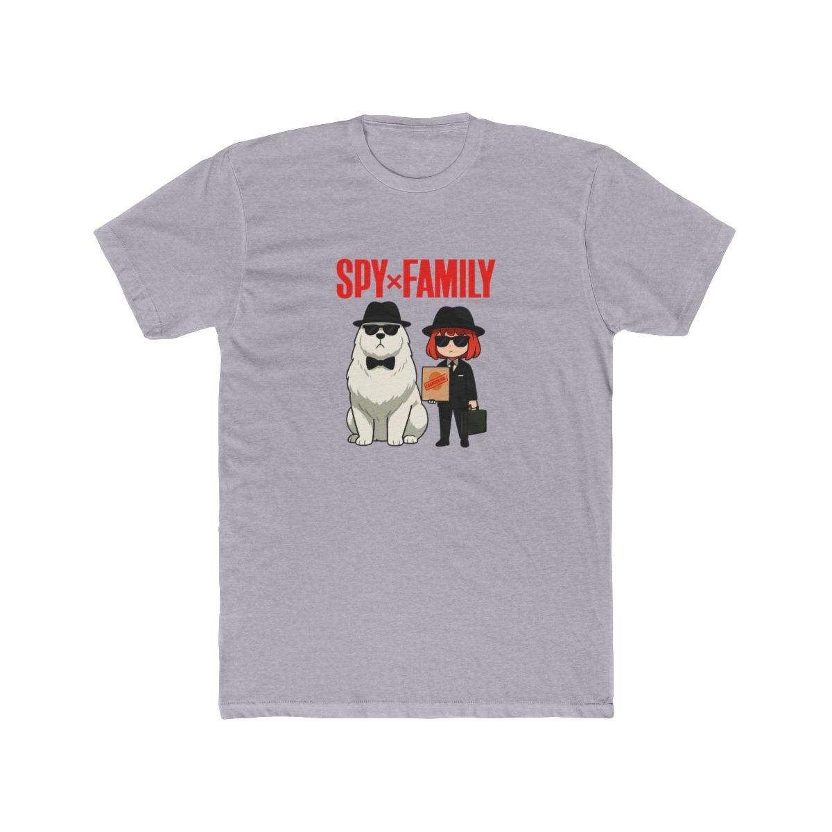 Funny Dog And Girl Anime Kawaii T-Shirt - alternate angle 4, merchandise