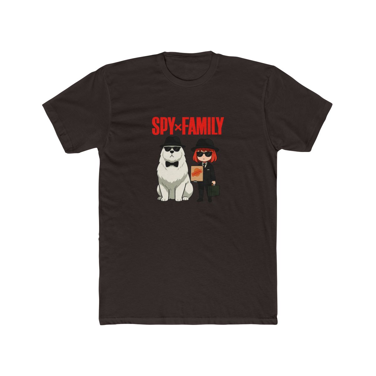 Funny Dog And Girl Anime Kawaii T-Shirt - alternate angle 3, merchandise