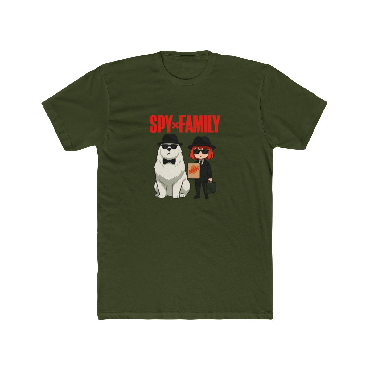 Funny Dog And Girl Anime Kawaii T-Shirt - alternate angle 5, merchandise