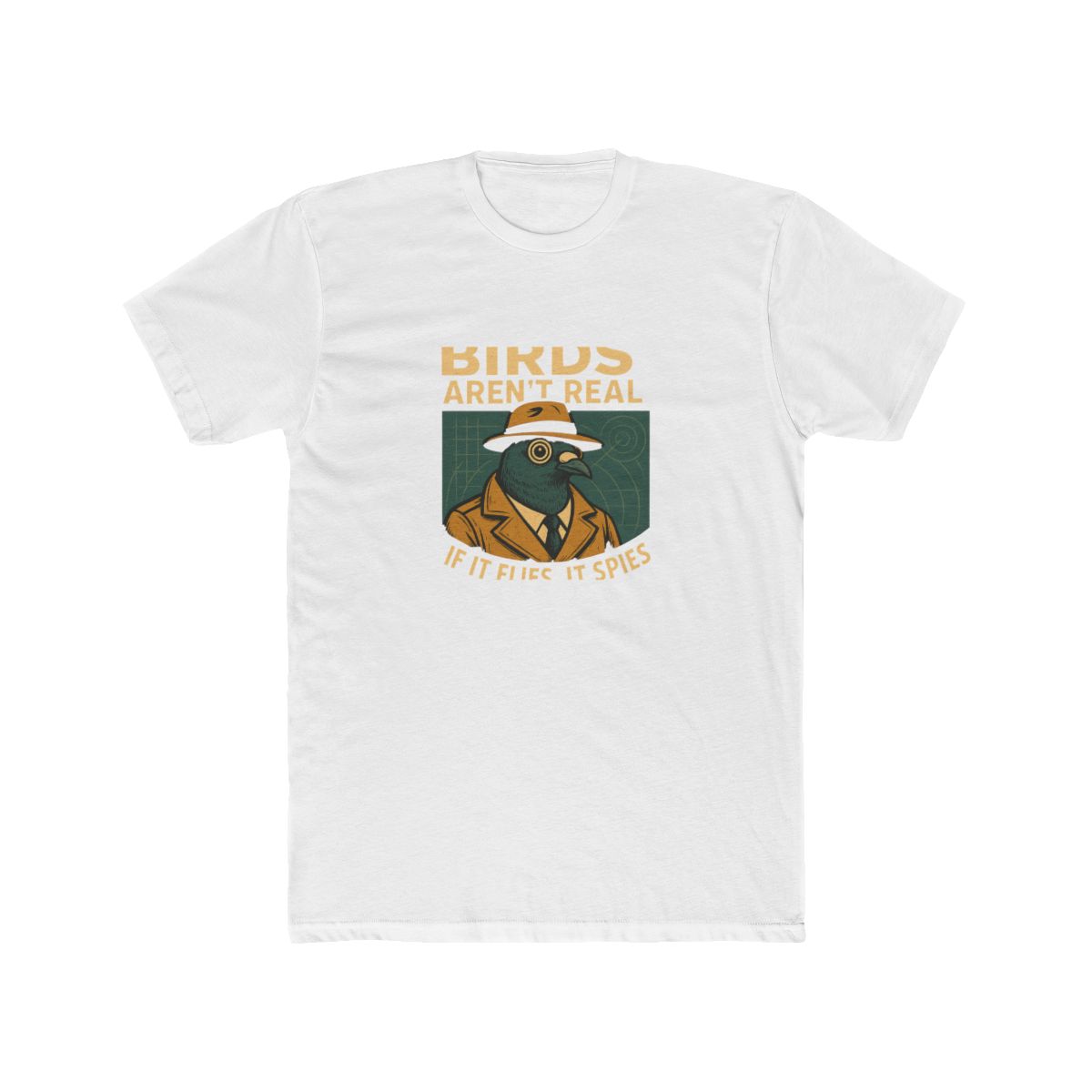 Vintage Birds Aren't Real Movement If It Flies It Spies Spy T-Shirt