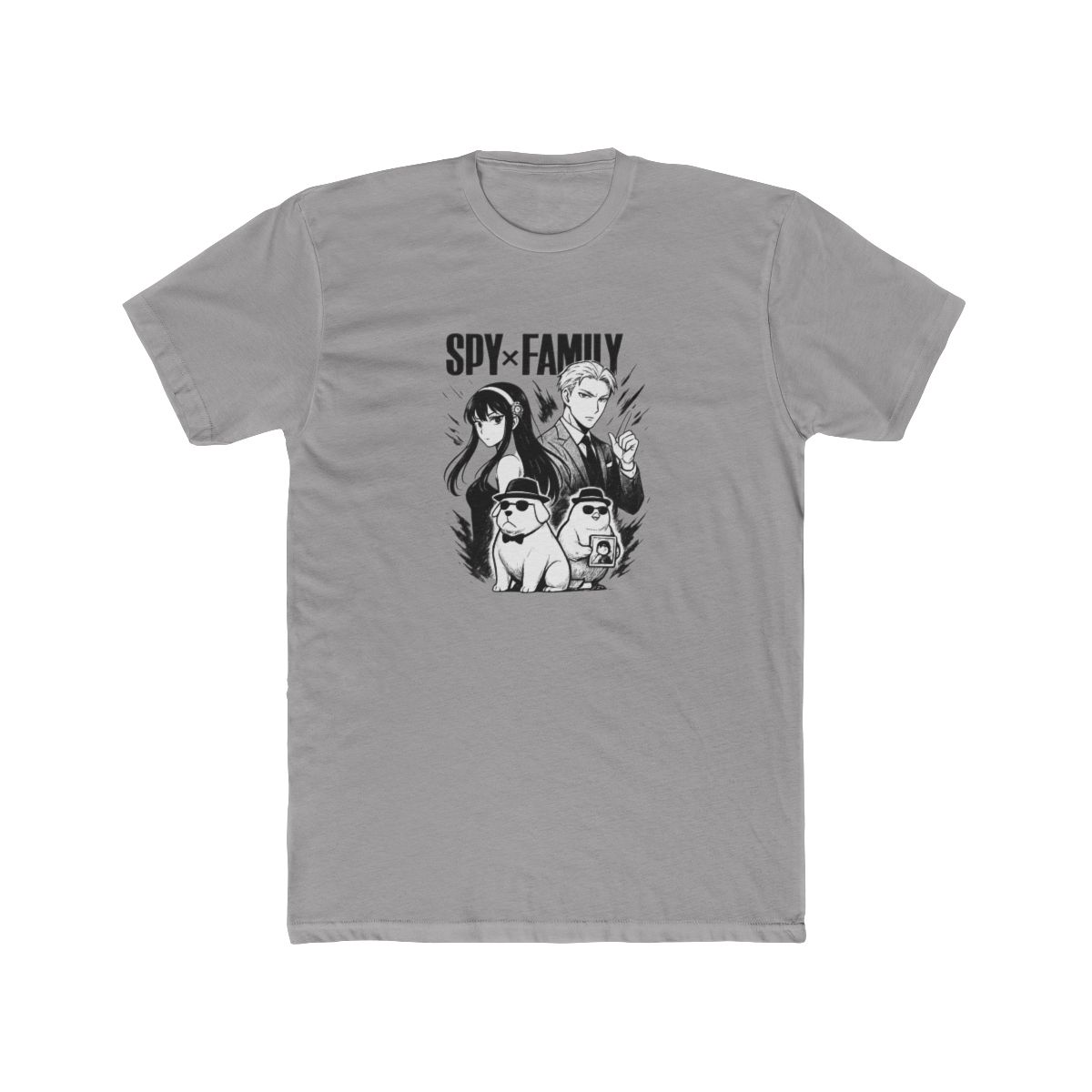 Anime Family Graphic T-Shirt Manga Shonen Vibes - alternate angle 2, merchandise