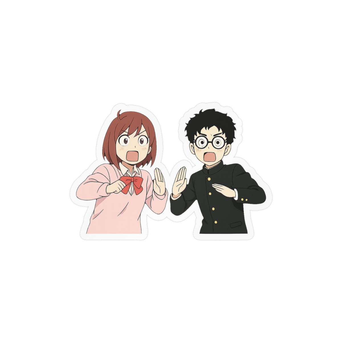 Dan Da Dan Anime Bold Vinyl Sticker Decal