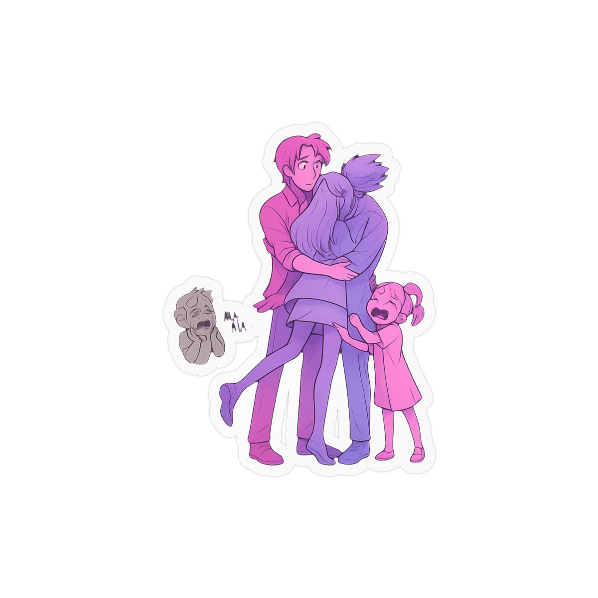 Family Reunion Sticker | Funny Vinyl Decal - Spy x Family official Stickers merch