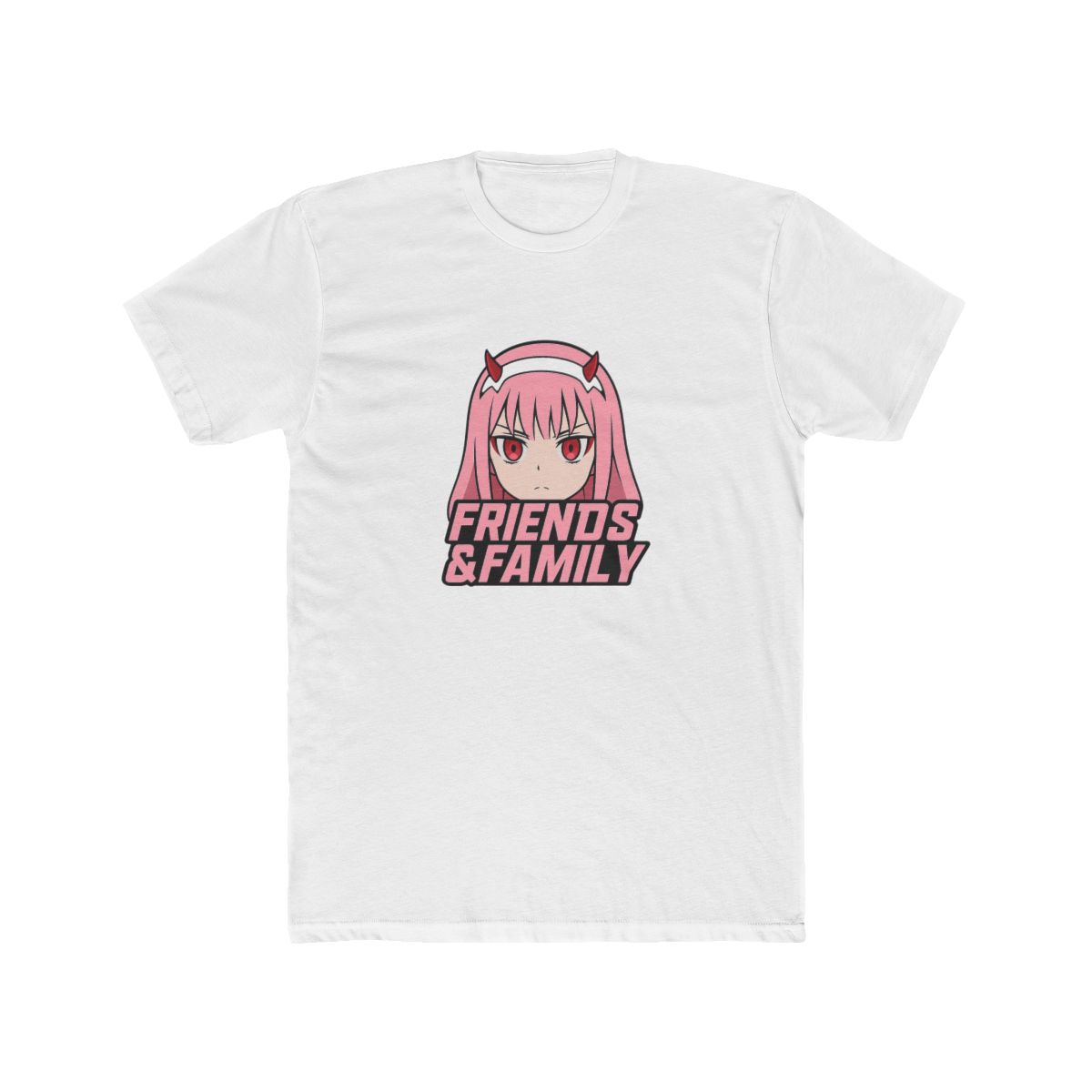 Zero Two Friends and Family Darling in the Franxx T Shirt - Official t-shirts merchandise