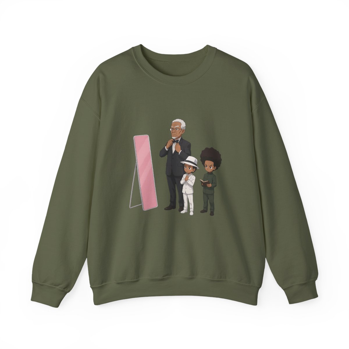 Casual Graphic Sweatshirt Effortless Style Design - alternate angle 4, merchandise