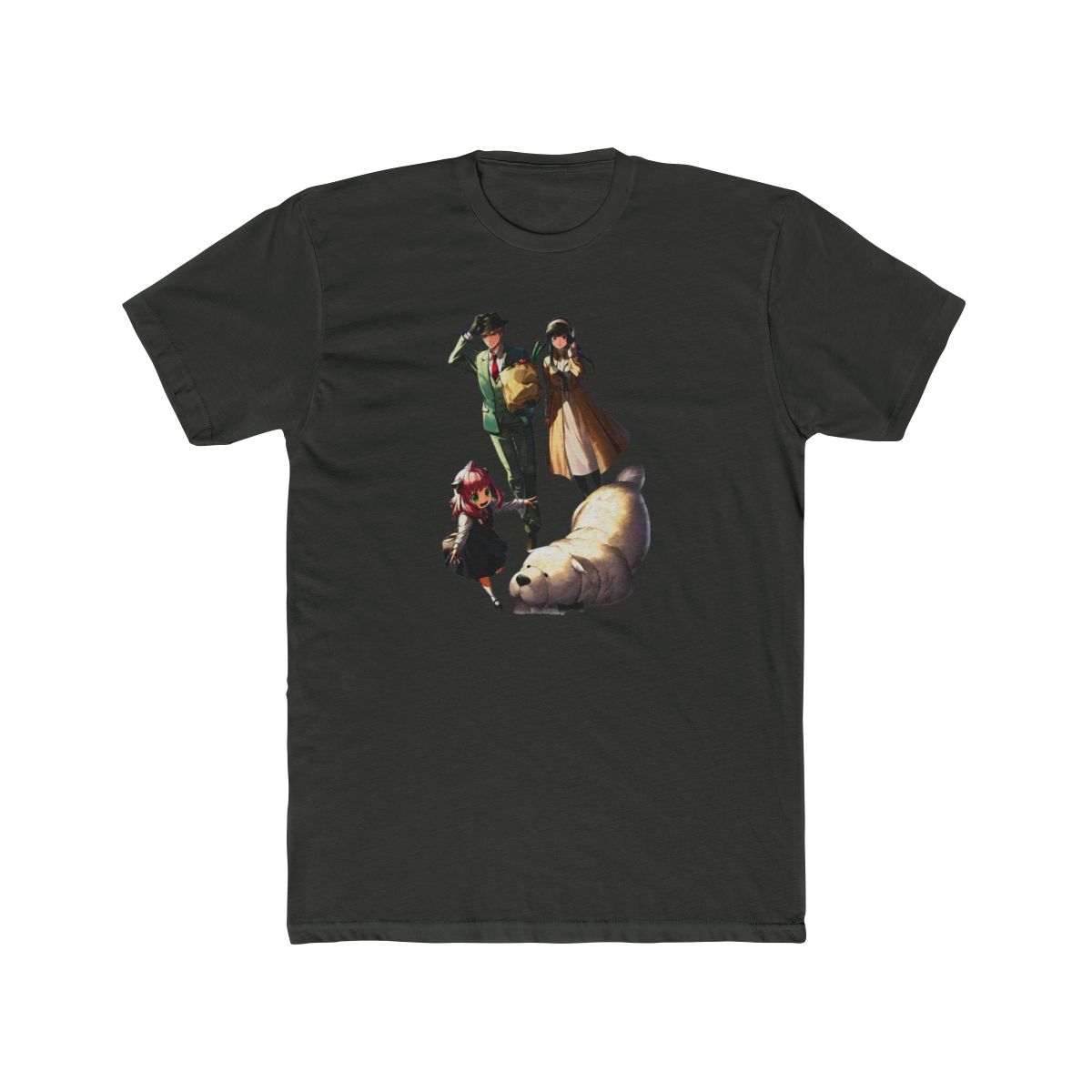 Spy x Family "T colourful from anime" Unisex Tee - alternate angle 2, merchandise