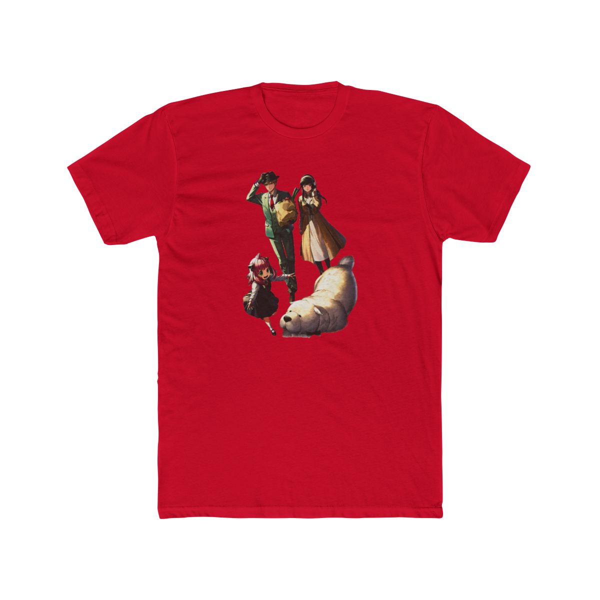 Spy x Family "T colourful from anime" Unisex Tee - alternate angle 3, merchandise
