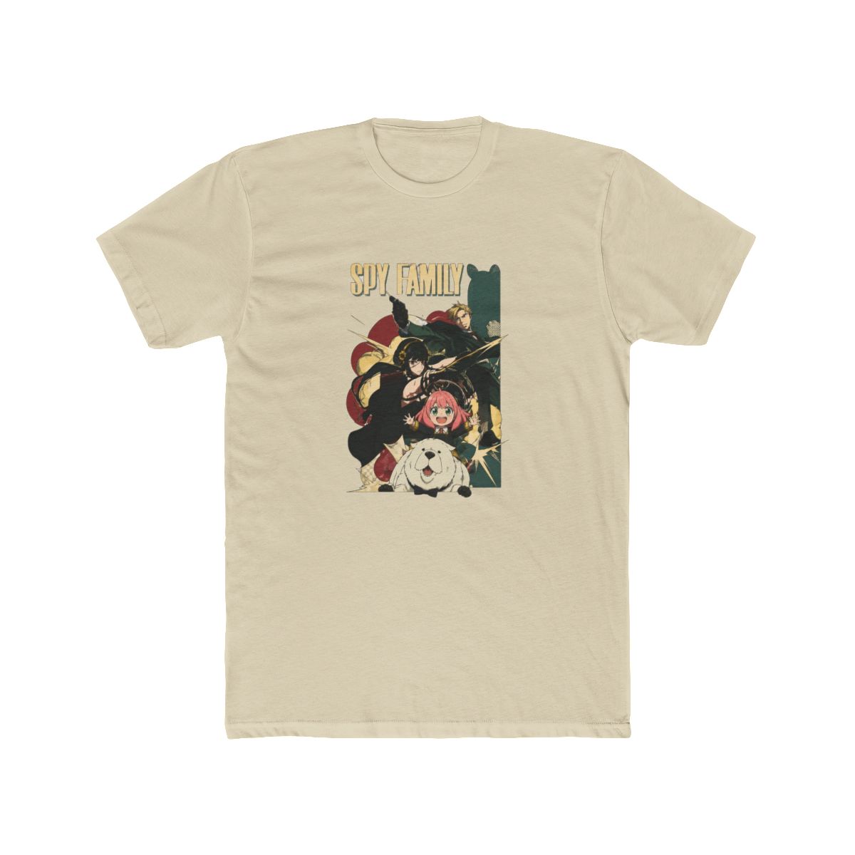 Spy x Family Graphic Shirt, Anime Heavy Cotton Tee, Manga Lover Gift, Japanese Cartoon Tee, Otaku Apparel, Anime Geek Clothing RZ - alternate angle 5, merchandise