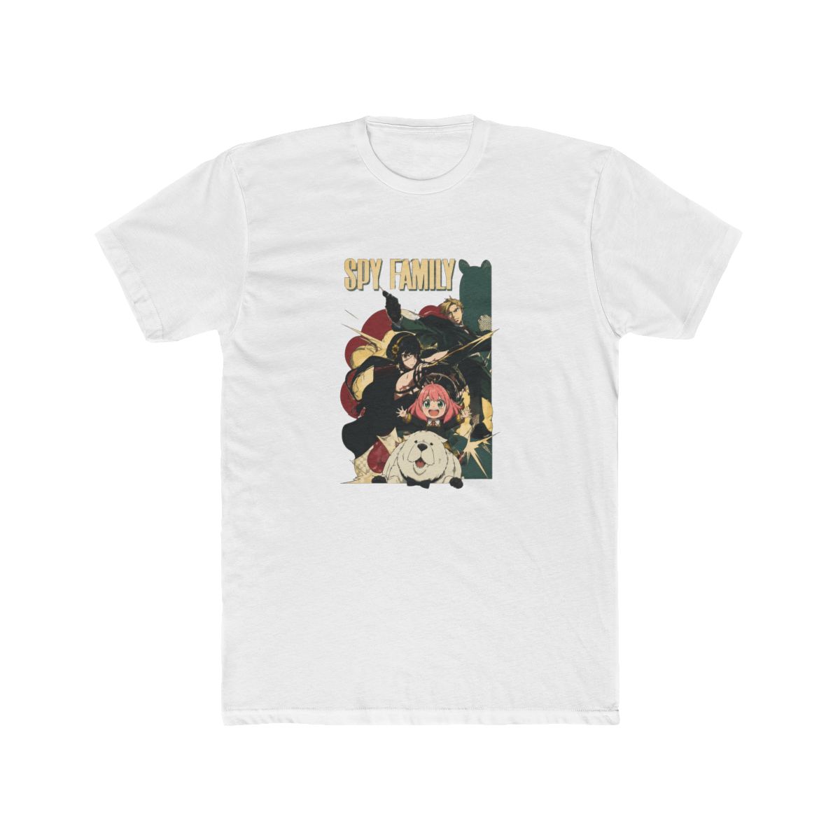 Spy x Family Graphic Shirt, Anime Heavy Cotton Tee, Manga Lover Gift, Japanese Cartoon Tee, Otaku Apparel, Anime Geek Clothing RZ
