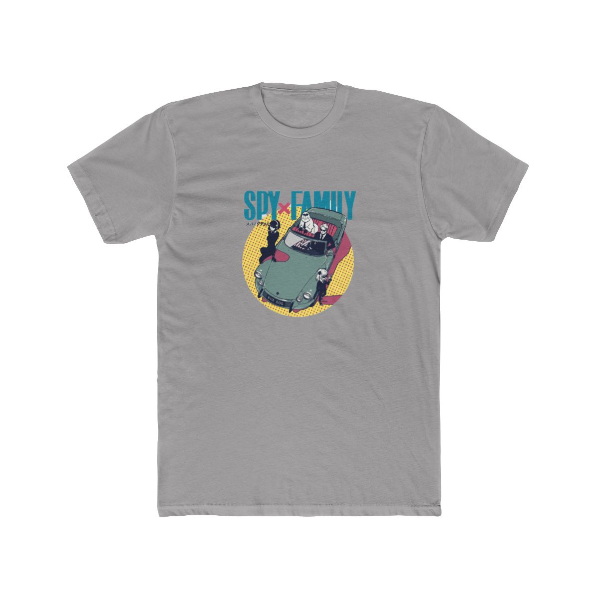 featuring a graphic print of the anime Spy x Family. The graphic depicts the T-Shirt
