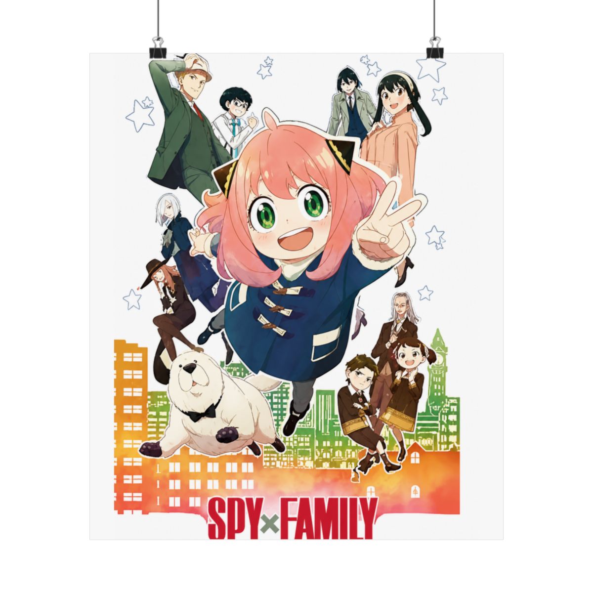 Spy x Family - Anya Key Art Wall Poster, 34L" x 22.4W", Unframed Version