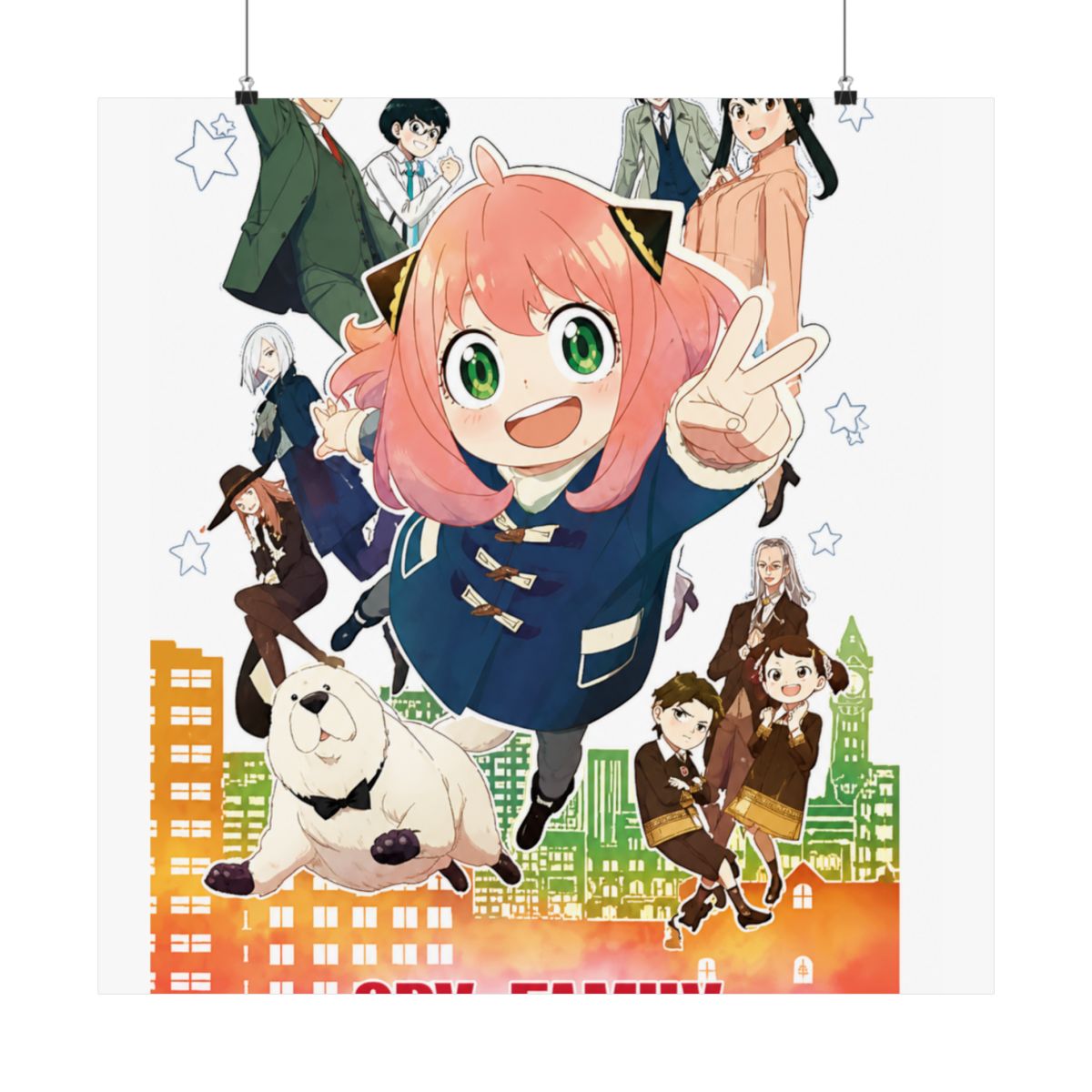 Spy x Family - Anya Key Art Wall Poster, 34L" x 22.4W", Unframed Version - alternate angle 4, merchandise