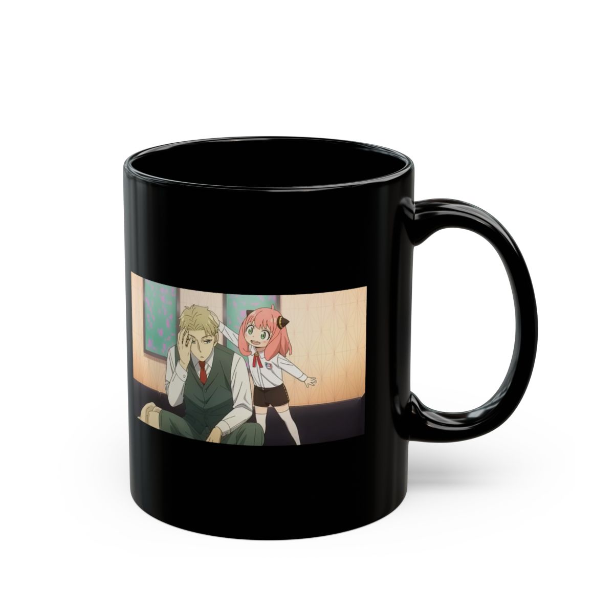 Spy x Family Black Mug #2
