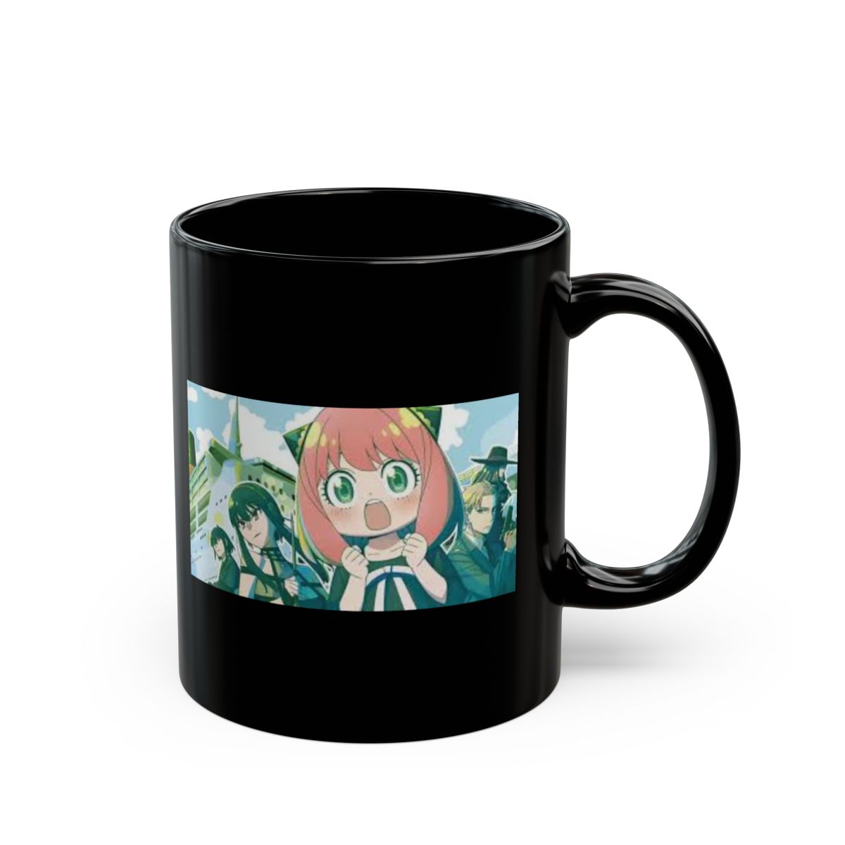 Spy x Family Black Mug #4